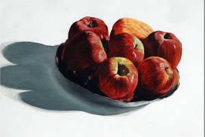 still life apples