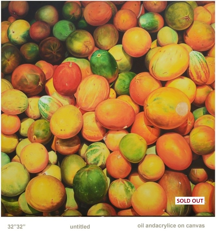 Ccumber Hyper Realistic Oil Painting by Pendem Udaya Bhaskara Rao